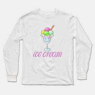 ice-cream Long Sleeve T-Shirt